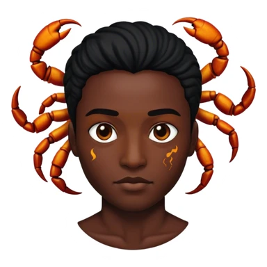 Black scorpio  sticker