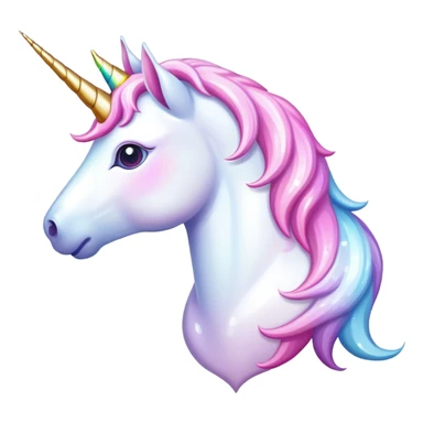 Unicorn with unicorn sticker