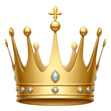 White crown skinny sticker