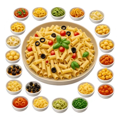 buffet pasta sticker