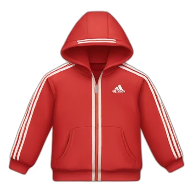 adidas red tracksuit sticker