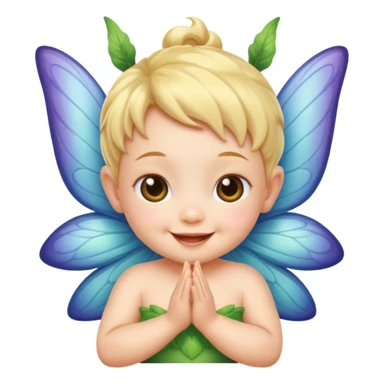 Fairy baby smiling  sticker