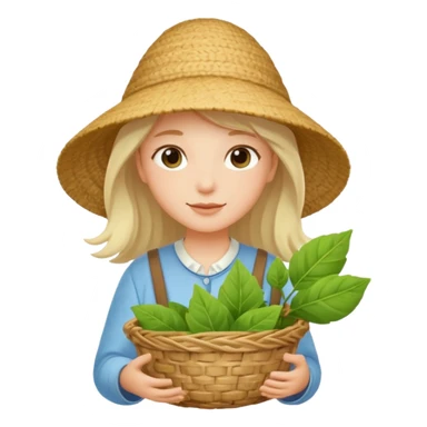 Breeze + leaf basket,Sky Gardener. sticker