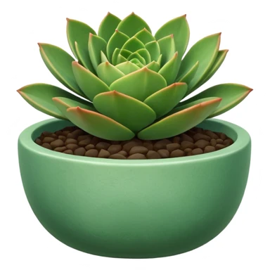 Succulent + ceramic bowl, Window Plant. sticker