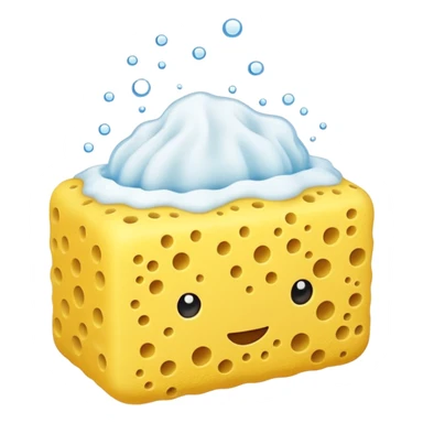 bath sponge sticker