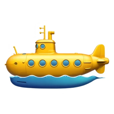 Yellow submarine sticker