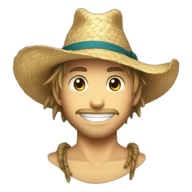 Strawhat luffey sticker