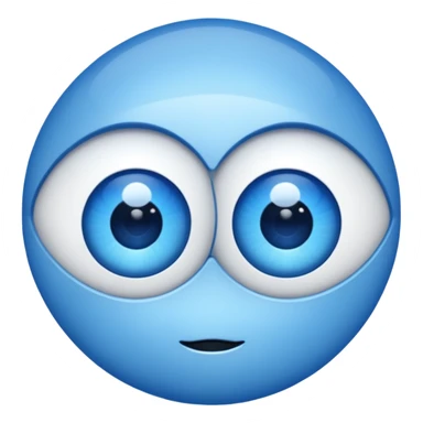 two cartoon eyes together sticker