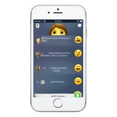 Account information for a mobile app sticker