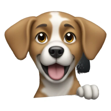 Dog driving a ford focus  sticker