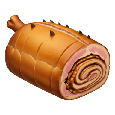 a roasted joint of pork emoji sticker