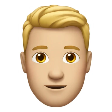 White man with low taperfade  sticker