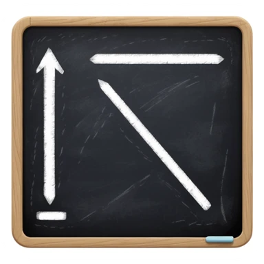 blackboard with a single white tally mark sticker