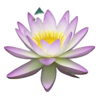 Waterlily flower sticker