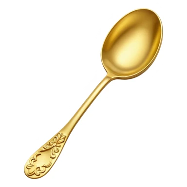 gold spoon sticker