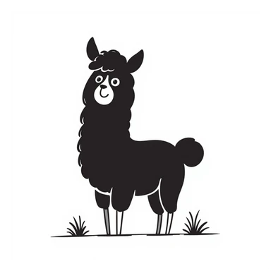 Llama sticker