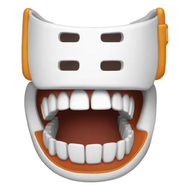 mouth guard sticker