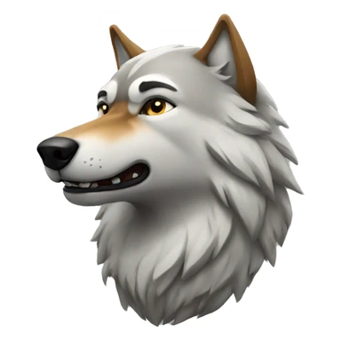 alpha wolf  sticker