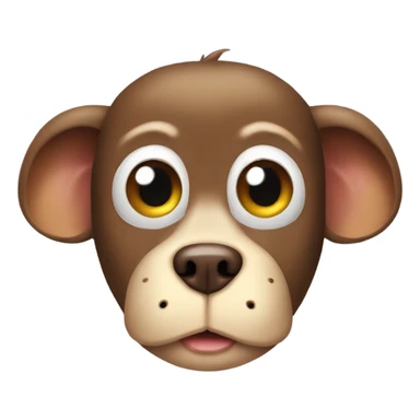 Dog monkey mouse sticker
