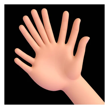 Change the okay hand gesture to a natural skin tone while keeping the 3D emoji style. Use a white background. sticker