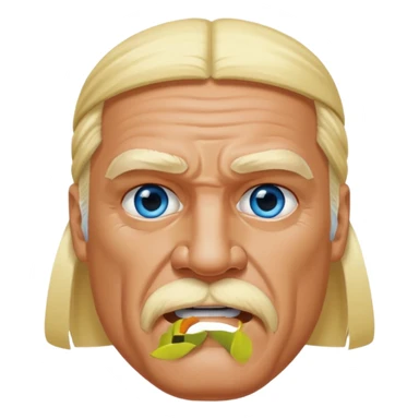 Hulk Hogan blue eyes sticker