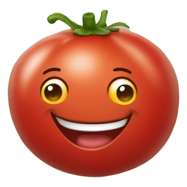 happy tomato sticker