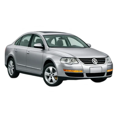Volkswagen Passat 2004 silver sticker