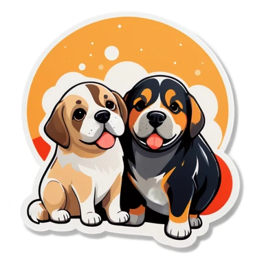 Dogs sticker