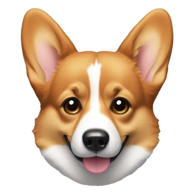 corgi head sticker