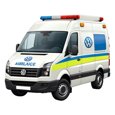 ambulance volkswagen crafter sticker