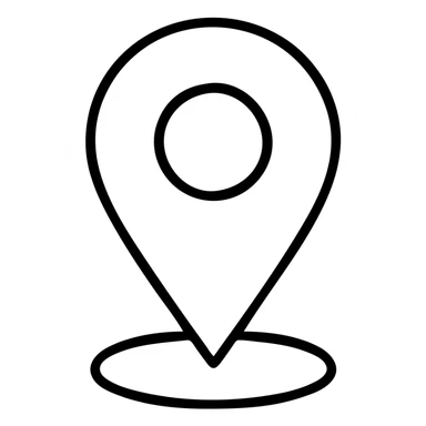 Location pin marker for maps sticker
