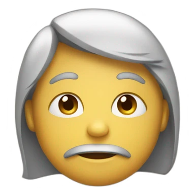 One emojis that's feels sad and happy  sticker