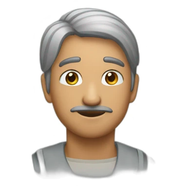 Nene apuntándose  sticker