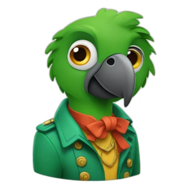 Jose Carioca the parrot sticker