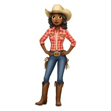 Country cowgirl sticker