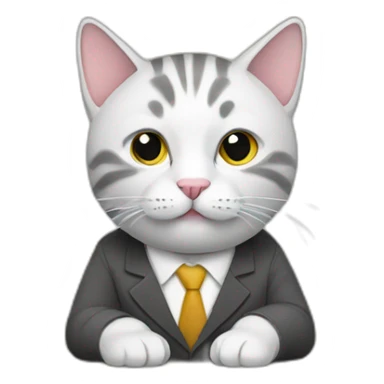 Cat project manager sticker