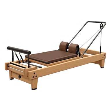 pilates reformer, minimal details sticker