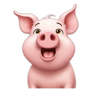 PIG sing sticker