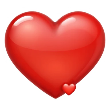 There's a red heart inside the thought thinking bubble more cutie  sticker