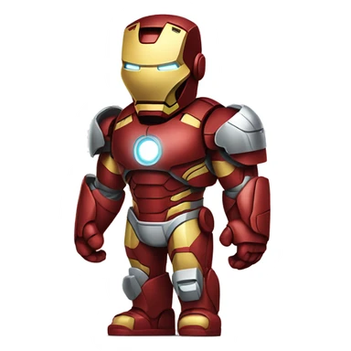 Iron man with a sling  sticker