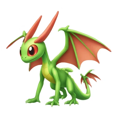 Full body shiny colorful Flygon-Scyther-grovyle sticker