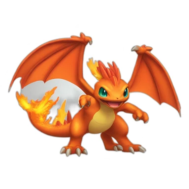 Dracaufeu Pokémon sticker