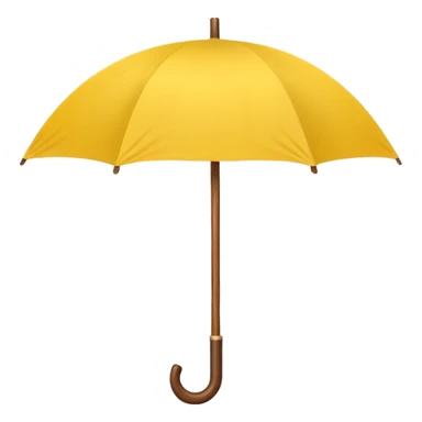 Yellow umbrella sticker
