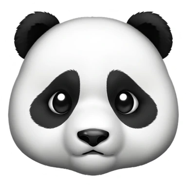 Sad panda sticker