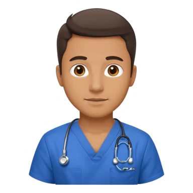 fisioterapia hombre de azul sticker