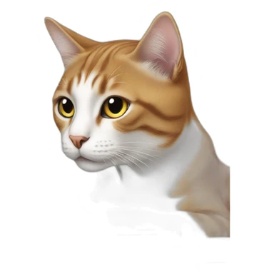 cat working on macbook sticker