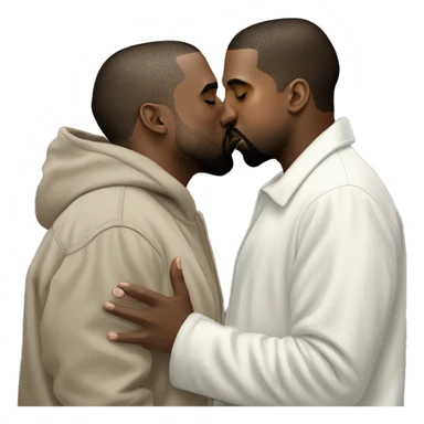 Kanye kissing Kanye kissing Kanye kissing Kanye  sticker