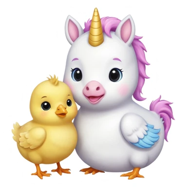 🦄+🐣 sticker
