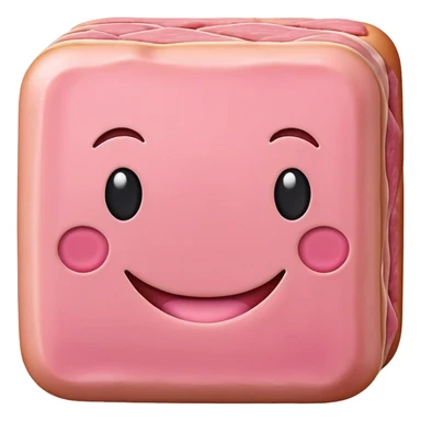 SPAM MEAT HAPPY EMOJI sticker
