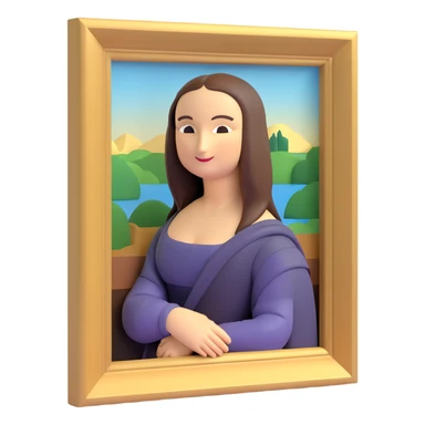 mona lisa sticker